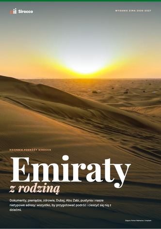 Strony przewodnika Emiraty z rodziną