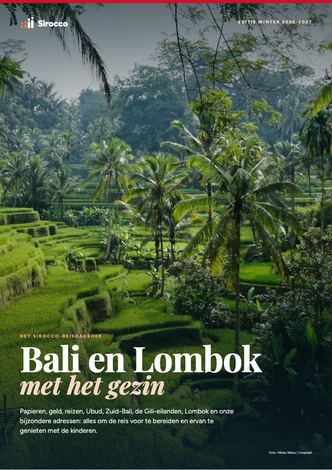 Pagina's uit de gids Bali en Lombok met het gezin