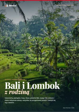Strony przewodnika Bali i Lombok z rodziną
