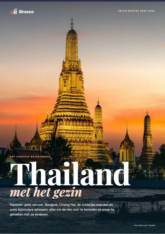 Pagina's uit de gids Thailand met het gezin